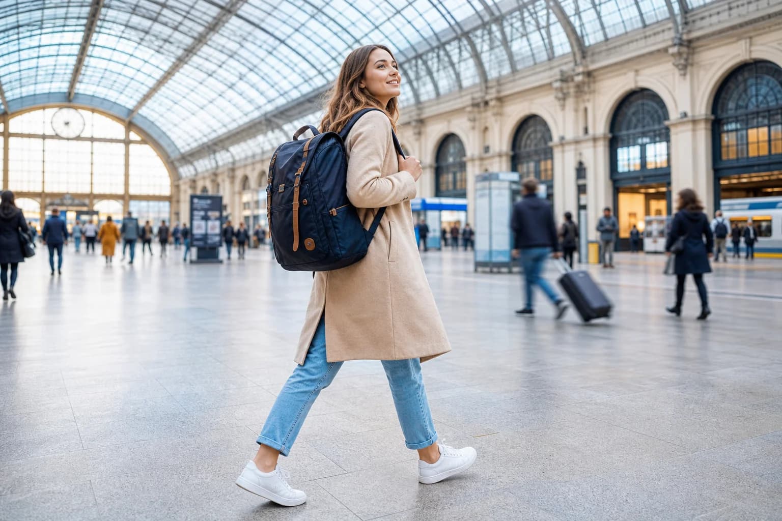 MONPI at a European train station